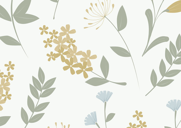 Retro Floral, Yellow Sunset - Twist&Fit Roller Blind - Image 6